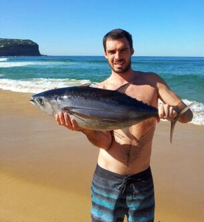 Albacore caught off the beach!